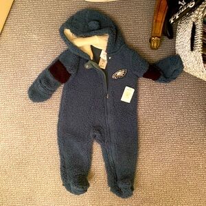 12 month fleece Eagles winter suit